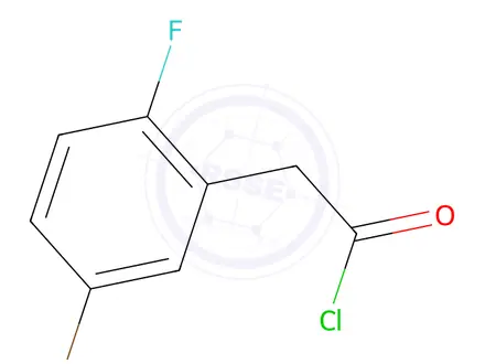Chemical structure of 5-Bromo-2-fluorophenylacetyl chloride