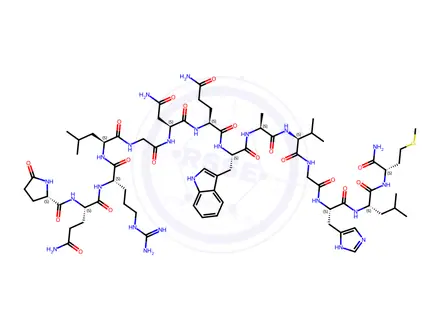 Chemical structure of Bombesin
