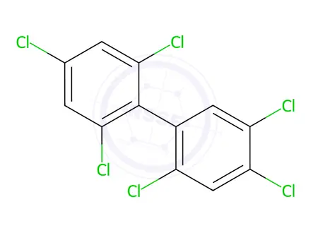 Chemical structure of PCB 154