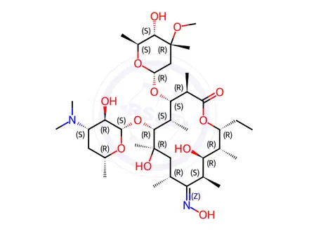 Chemical structure of Roxithromycin Impurity 21