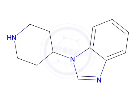 Chemical structure of 1-(Piperidin-4-yl)-1H-1,3-benzodiazole Hydrochloride
