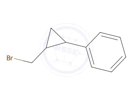 Chemical structure of (trans-2-(bromomethyl)cyclopropyl)benzene