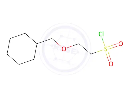 Chemical structure of 2-(Cyclohexylmethoxy)ethane-1-sulfonyl chloride