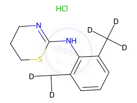 Chemical structure of Xylazine-d6 Hydrochloride