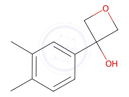 Chemical structure of 3-Oxetanol, 3-(3,4-dimethylphenyl)-