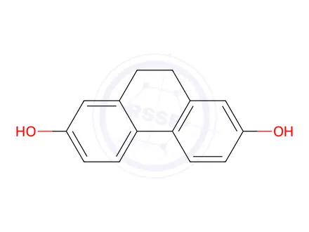 Chemical structure of 9,10-Dihydrophenanthrene-2,7-diol