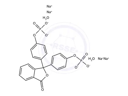 Chemical structure of Phenolphthalein Impurity 4 Tetrasodium Salt Hydrate