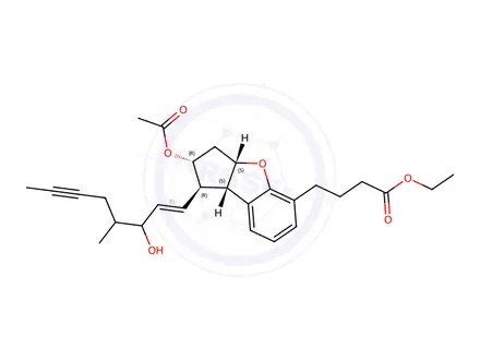 Chemical structure of Beraprost Impurity 29 (and enantiomer)