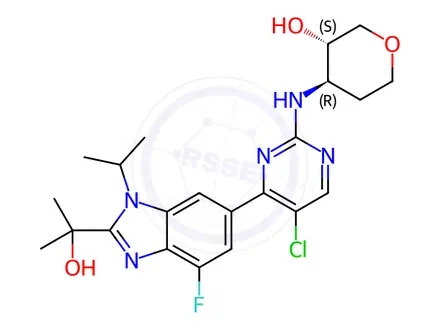 Chemical structure of CDK4/6-IN-6