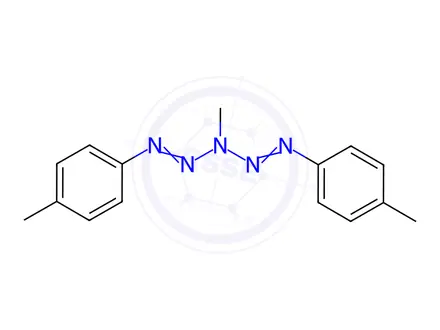 Chemical structure of 3-Methyl-1,5-Di-p-Tolyl-1,4-Pentazadiene pure