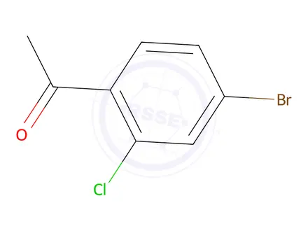 Chemical structure of 4’-Bromo-2’-chloroacetophenone