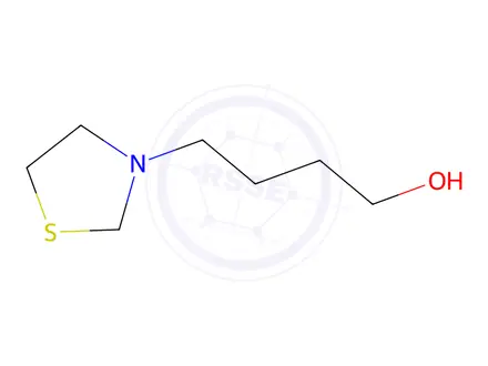 Chemical structure of 4-(Thiazolidin-3-yl)butan-1-ol