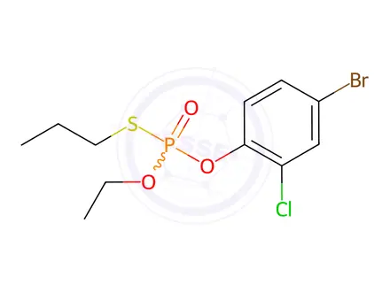 Chemical structure of Profenofos