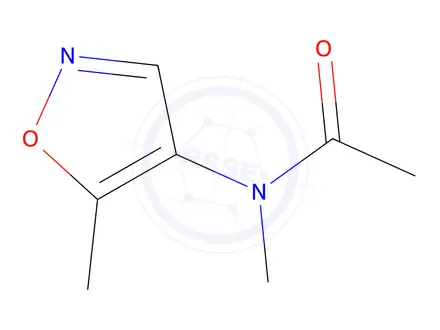Chemical structure of Acetamide, N-methyl-N-(5-methyl-4-isoxazolyl)-(9CI)
