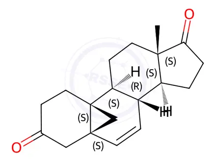 Chemical structure of 5,19-Cyclo-5β-androst-6-ene-3,17-dione