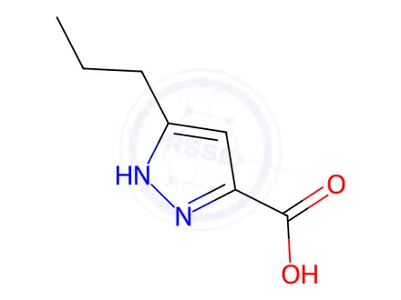 Chemical structure of 3-Propyl-1H-pyrazole-5-carboxylic acid