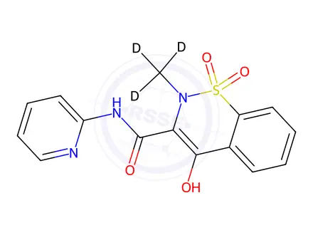 Chemical structure of Piroxicam D3
