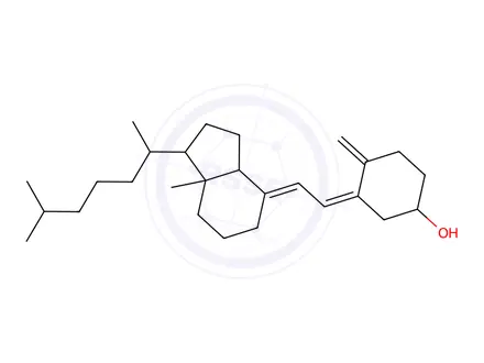 Chemical structure of Vitamin D