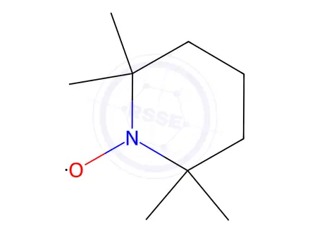Chemical structure of 2,2,6,6-Tetramethylpiperidinooxy