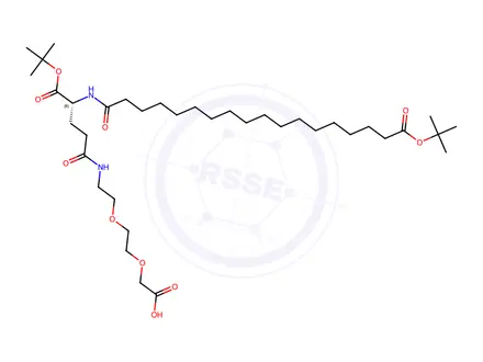 Chemical structure of Semaglutide Impurity 2