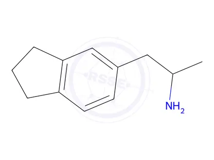 Chemical structure of 5-(2-aminopropyl)-2,3-dihydro-1H-indene