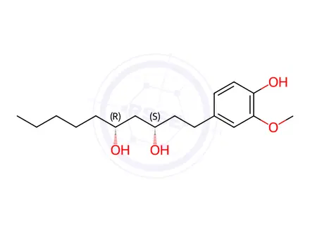 Chemical structure of 6-Gingerdiol