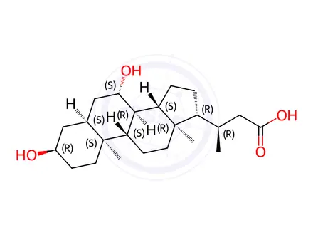 Chemical structure of 24-Nor Ursodeoxycholic Acid
