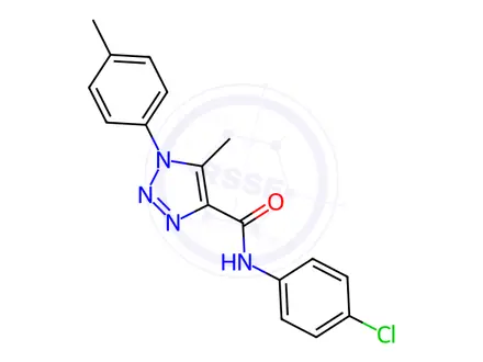 Chemical structure of N-(4-Chlorophenyl)-5-methyl-1-(p-tolyl)-1H-1,2,3-triazole-4-carboxamide