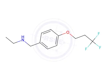 Chemical structure of N-(4-(3,3,3-trifluoropropoxy)benzyl)ethanamine