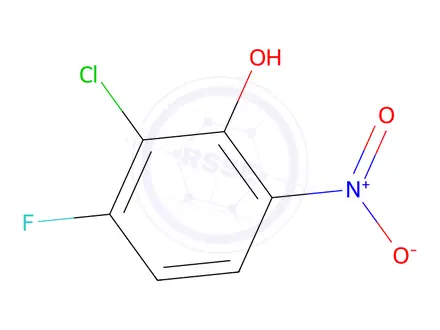 Chemical structure of 2-Chloro-3-fluoro-6-nitrophenol