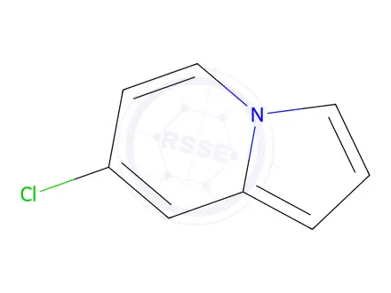 Chemical structure of 7-Chloroindolizine