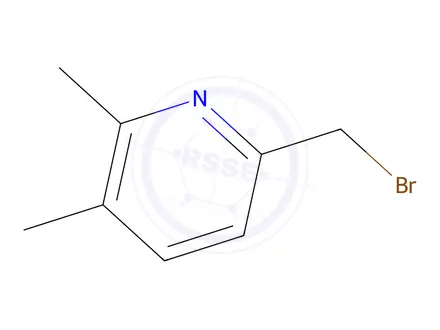 Chemical structure of 6-(Bromomethyl)-2,3-dimethylpyridine