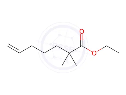 Chemical structure of Ethyl 2,2-dimethylhept-6-enoate