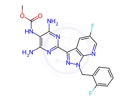 Chemical structure of Vericiguat