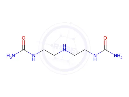 Chemical structure of N,N''-(iminodiethylene)diurea