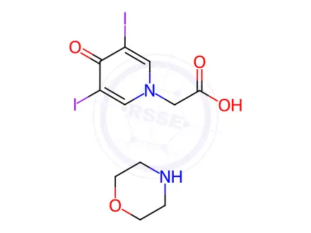 Chemical structure of diodonmorpholide