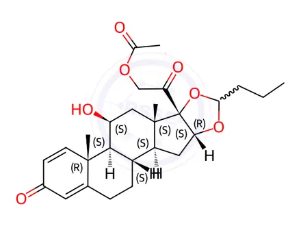 Chemical structure of Budesonide EP Impurity K