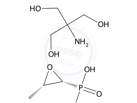 Chemical structure of Fosfomycin Trometamol