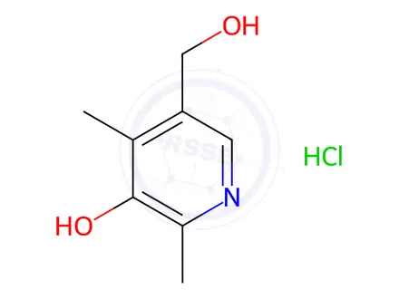 Chemical structure of Pyridoxine Impurity 2 (Pyridoxine Hydrochloride EP Impurity B Hydrochloride)