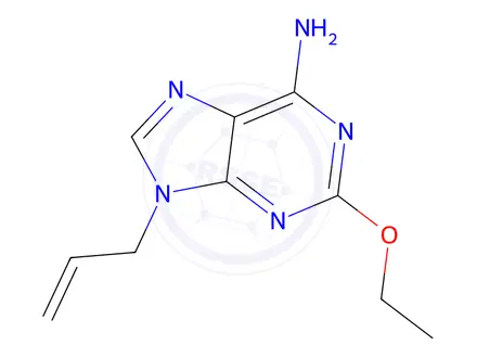 Chemical structure of 9-Allyl-2-ethoxy-9H-purin-6-amine