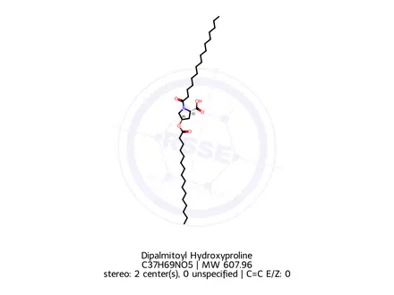 Chemical structure of Dipalmitoyl Hydroxyproline