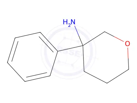 Chemical structure of 3-Phenyltetrahydro-2h-pyran-3-amine
