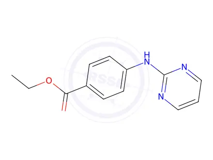 Chemical structure of Ethyl 4-(pyrimidin-2-ylamino)benzoate