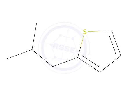 Chemical structure of 2-Isobutylthiophene