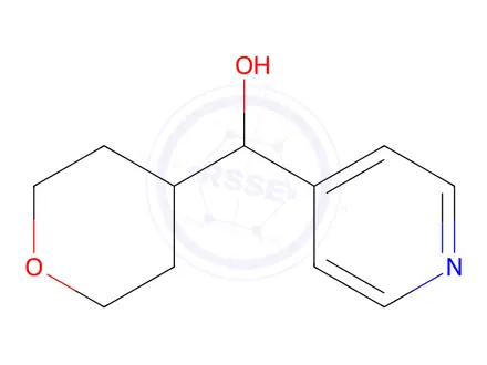 Chemical structure of pyridin-4-yl(tetrahydro-2h-pyran-4-yl)methanol