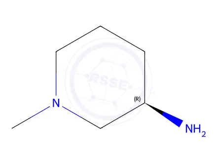 Chemical structure of (R)-3-Amino-1-methyl-piperidine