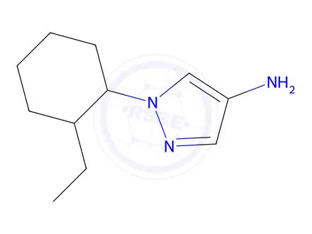 Chemical structure of 1-(2-Ethylcyclohexyl)-1h-pyrazol-4-amine