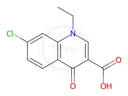 Chemical structure of Norfloxacin Related Compound