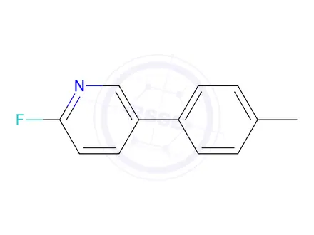 Chemical structure of 2-Fluoro-5-(4-methylphenyl)-pyridine