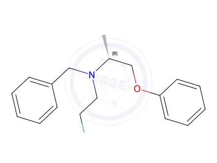 Chemical structure of Phenoxybenzamine Impurity 3